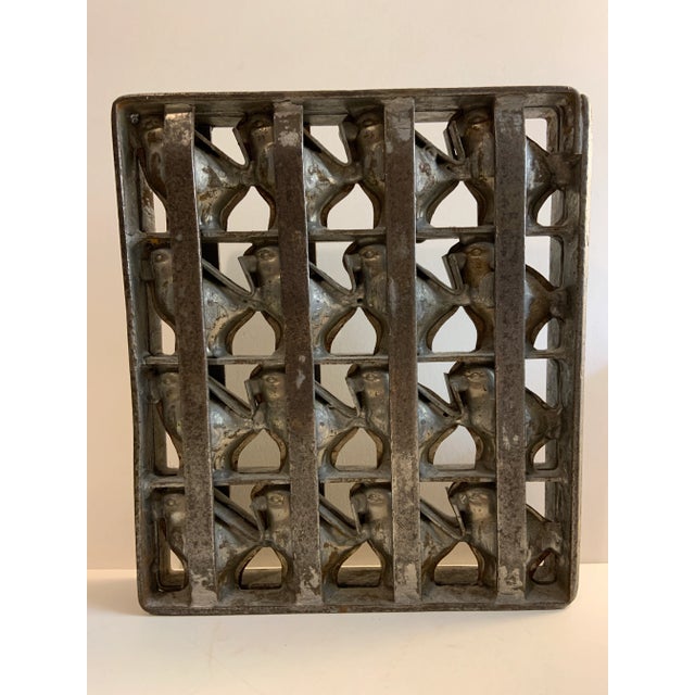Metal 19th Century Baby Chicks Chocolate Mold For Sale - Image 7 of 8