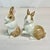 1980s Vintage Hollywood Regency Brown-Eyed Bunny Salt and Pepper Shakers - A Pair, Fitz & Floyd For Sale - Image 10 of 15