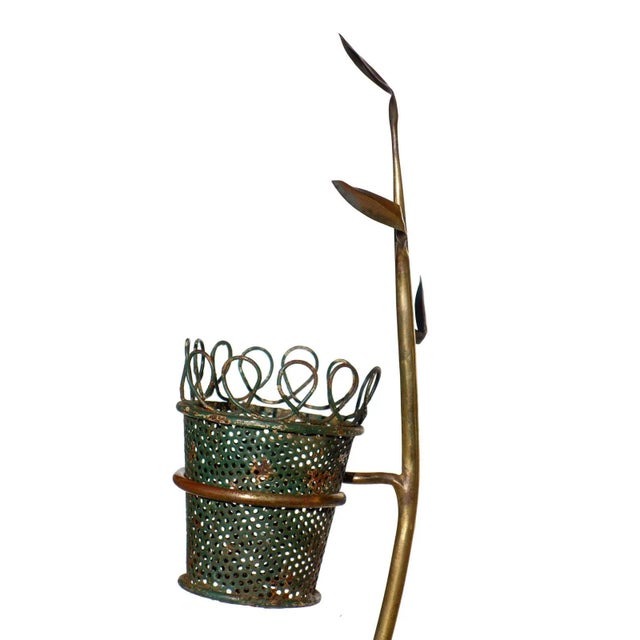1950s Italian Vase Tripod Stand by Cesare Lacca, 1950s For Sale - Image 5 of 10