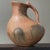 Vintage Mexican Wood Fired Ceramic Jug with Lizard Handle. Hand formed and burnished red clay jug with distinctive fire...