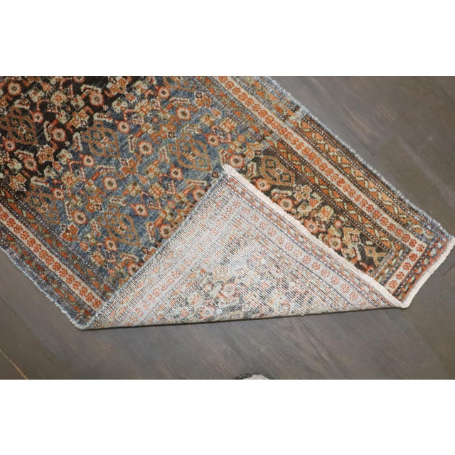 Early 20th Century Antique Zabihi Collection Persian Senneh Small Rugs - 1'10" x 3'2" For Sale - Image 5 of 8