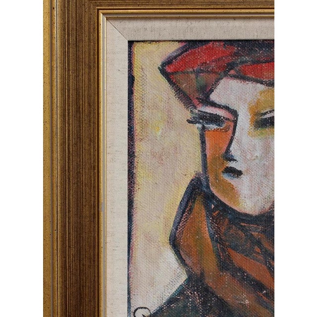 Hidden Portaits II, 1980s, Acrylic on Canvas, Framed For Sale - Image 9 of 12