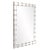 The Remington Mirror is a Contemporary piece featuring a frame composed of clear mirrored tiles that surround the central...