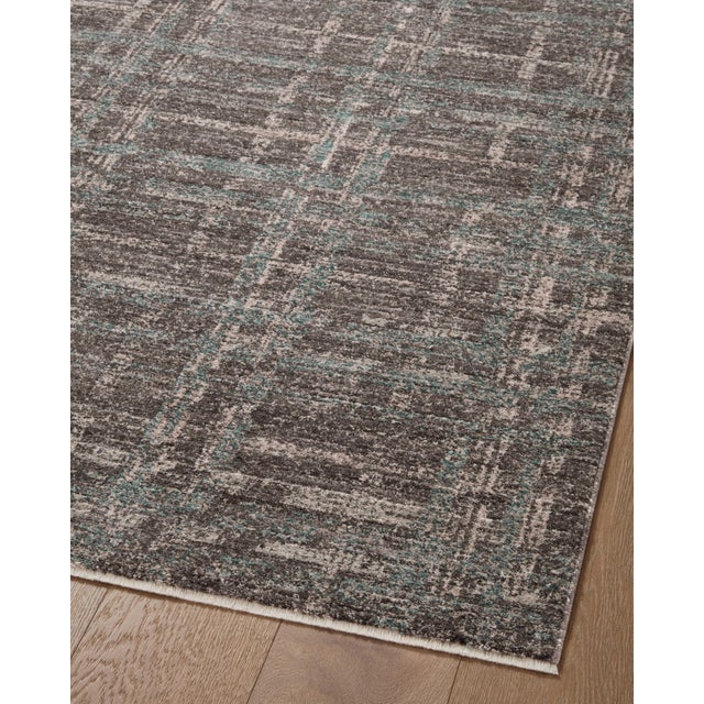 Angela Rose x Loloi Ember Espresso / Multi 18" x 18" Sample Rug For Sale In Dallas - Image 6 of 6