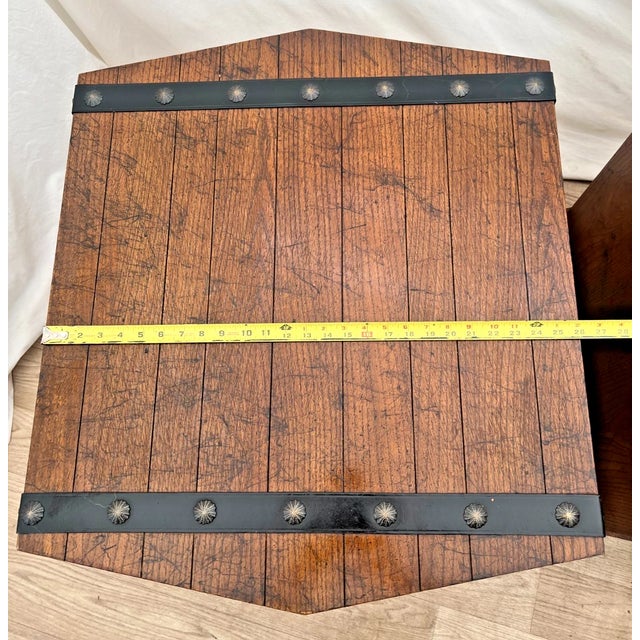 1960s Lane Furniture Cabinets, Side Tables Set, Rustic Spanish Revival, Mediterranean, 2 Pieces For Sale - Image 11 of 12