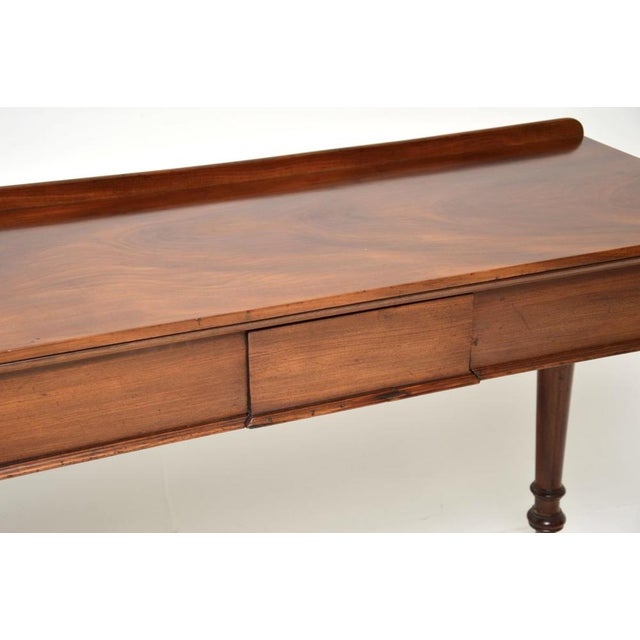 Brown Antique Victorian Console Table, 1860s For Sale - Image 8 of 9