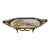 Vintage Hutschenreuther Bavaria Porcelain Vanity Tray – Fragonard Courting Scene With Cobalt & Gold Ormolu-Style Rim For Sale