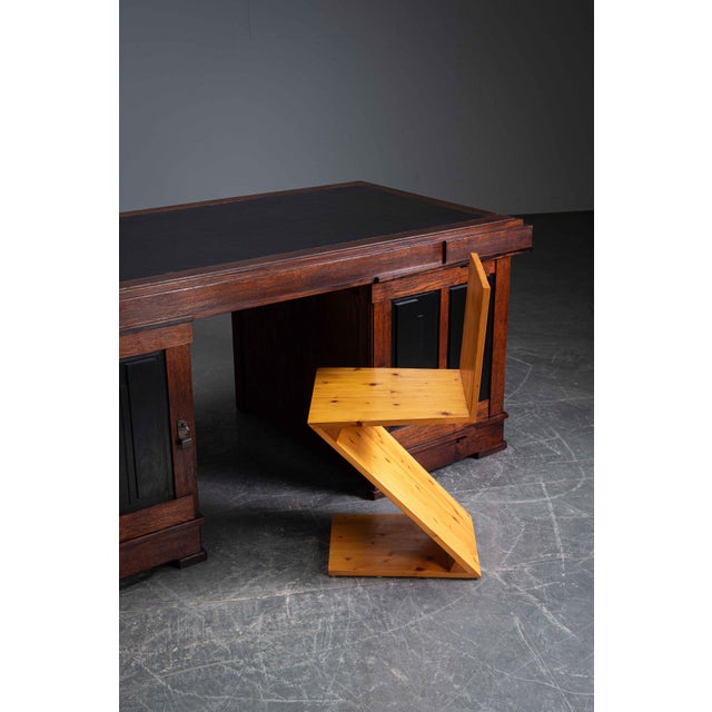 Amsterdam School Executive Desk, 1920s For Sale - Image 14 of 18