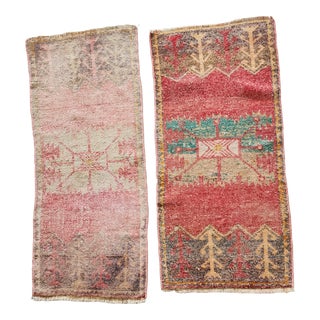 1960s Small Traditional Oriental Style Turkish Rug - Set of 2 For Sale