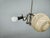 Art Deco Chrome and Cream Glass Chandelier, 1930s For Sale - Image 3 of 14