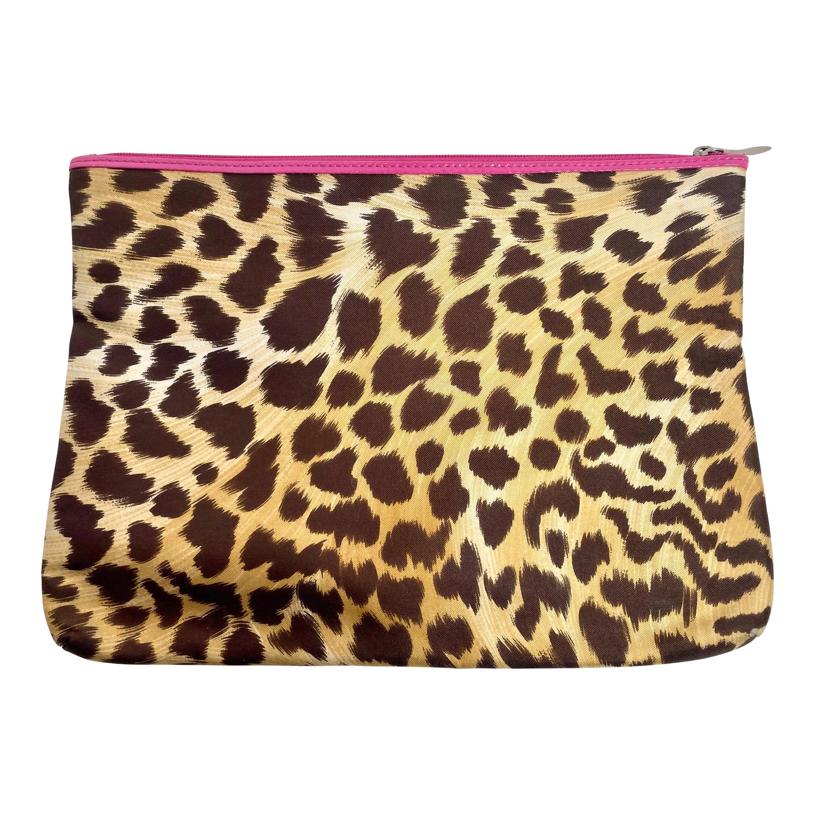 小物 LATE 80s LEOPARD BUM FLAP Vintage Leopard Print Patch 80s Leather Pouch Coin Wallet