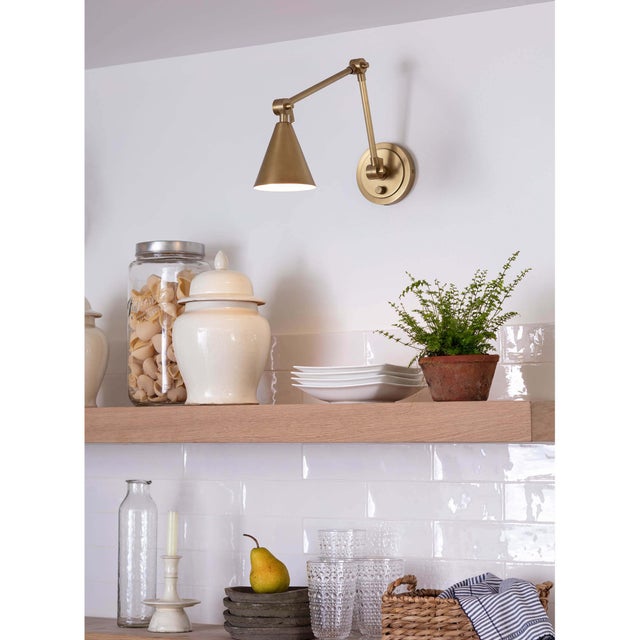 A sophisticated sconce to install on either side of a bed, the Sal scone provides a Mid-Century Modern touch. Its...