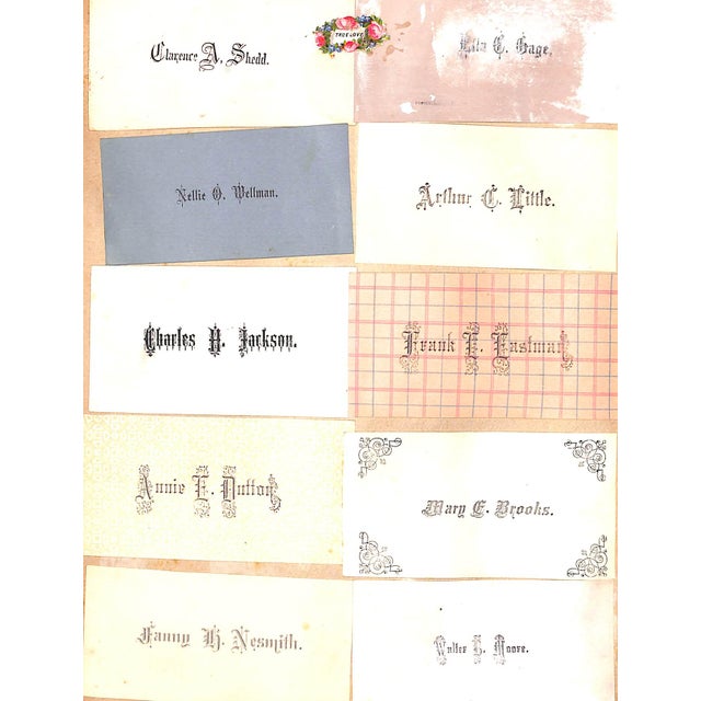 Mid 20th Century Victorian Calling Card Album For Sale - Image 10 of 13