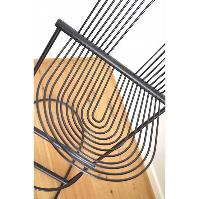 Rosenthal Swing Bar Stool attributed to Jutta & Herbert Ohl for Rosenthal, 1980s For Sale - Image 4 of 6