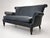 Loom Sculptural Leather Sofa – Custom Refinished Dark Brown Statement Piece For Sale In Miami - Image 6 of 8