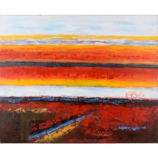 Abstract Composition Inspired by Gerhard Richter For Sale In Monterey, CA - Image 6 of 6