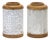 Geometric Punched Metal Lantern (Set of 2) For Sale