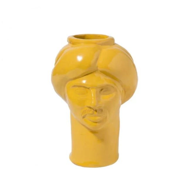 Traditional Solimano Small • Yellow Serradifalco from Crita Ceramiche For Sale - Image 3 of 3