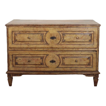 Italian Painted Commode For Sale