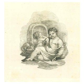 Thomas Holloway, Portrait, Original Etching, 1810 For Sale