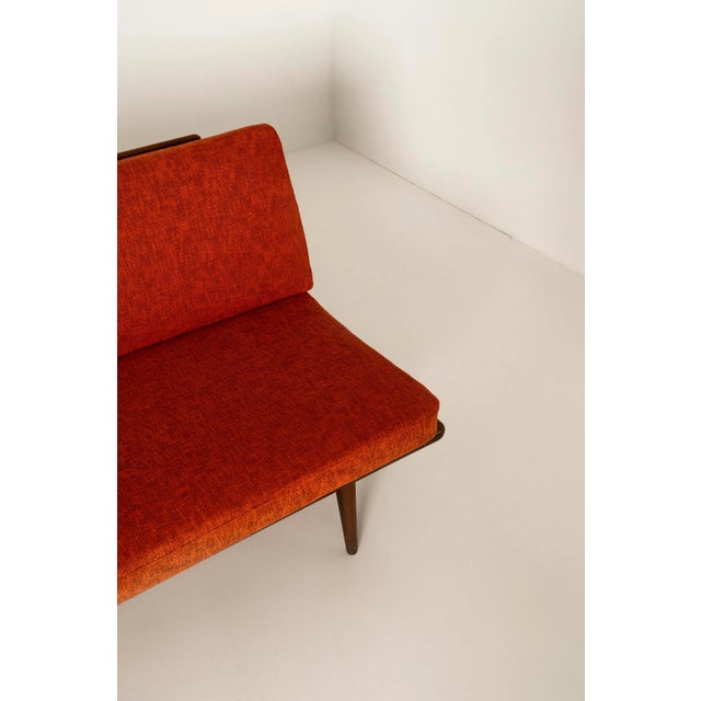 Wood Minerva Sofa by Peter Hvidt & Orla Mølgaard-Nielsen for France & Son, Denmark, 1960s For Sale - Image 7 of 11