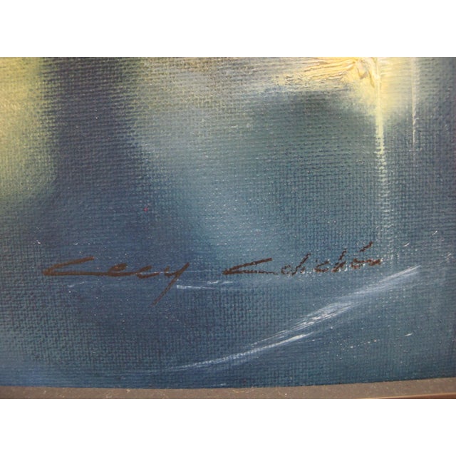 2000 - 2009 Cecy Colichon Peruvian Abstract Impasto Modernist Art Oil Painting Dreams I For Sale - Image 5 of 9