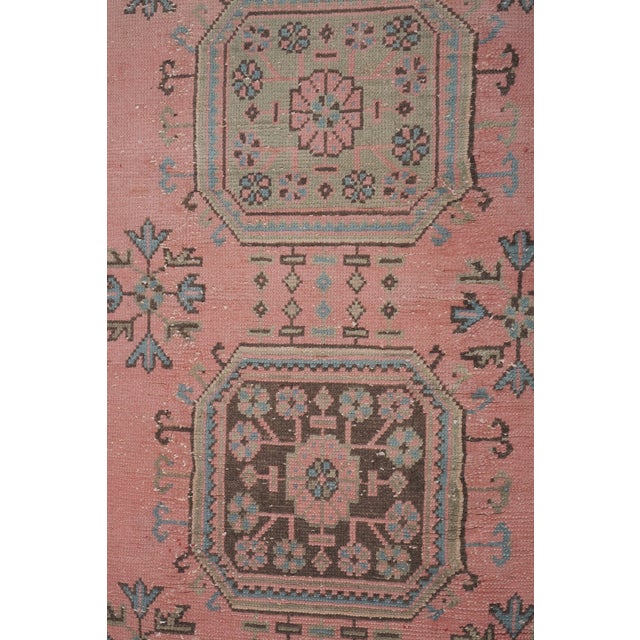 Textile Vintage Muted Turkish Stair Runner Rug 2'6'' X 21'8'' For Sale - Image 7 of 11