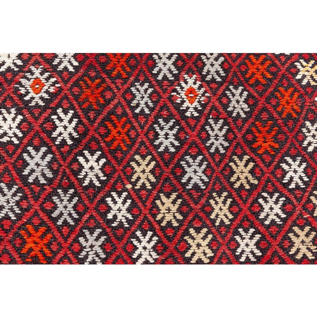 Doris Leslie Blau Mid-20th Century Handmade Vintage Rag Rug For Sale - Image 4 of 8