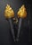 Victorian Gothic Twin Torchère Wall Light with Opaline Flame Shades, 1850s For Sale - Image 15 of 18
