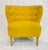 Contemporary Architectural Lounge Chair in Golden Tweed, Attributed to Decca Furniture LTD For Sale - Image 3 of 11