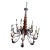 Late 20th Century Country French Hand Carved Wood With Scrolling Wrought Iron Arms For Sale