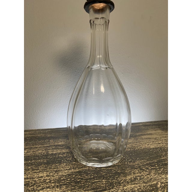 Handmade Crystal Cross Assemblage Sculpture on Clear Glass Bottle For Sale In Tampa - Image 6 of 7