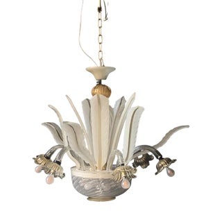 Murano Glass Chandelier attributed to Gianni Seguso, Italy, 1960s For Sale