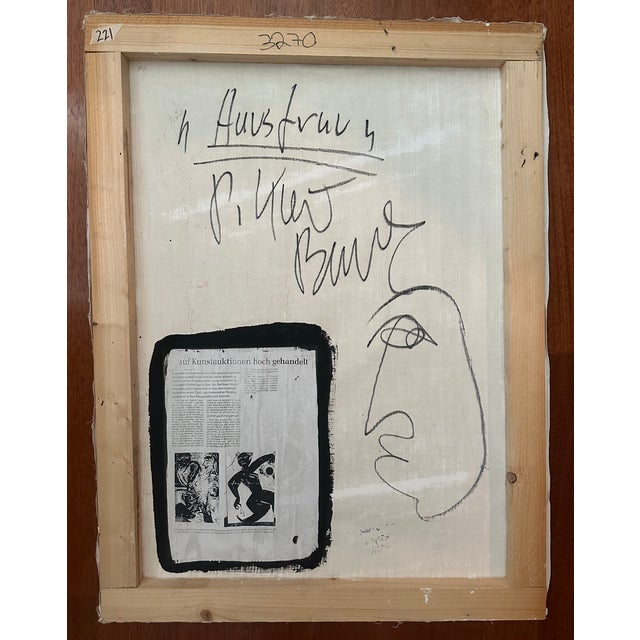 Abstract Expressionism Original 1987 Peter Keil Painting, Titled For Sale - Image 3 of 4