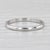 Metal Wheat Etched Wedding Band 18k White Gold Size 8.5 Stackable Ring, Size 8.5 For Sale - Image 7 of 8