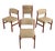 Set of 4 Vintage Teak Dining Chairs Set, 1960s Danish Modern Attributed to h.w. Klein | Danish MCM Chairs For Sale