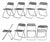 Giancarlo Piretti "Plia" Chrome and Acrylic Folding Chairs, Set of 8 For Sale