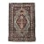 19th Century Persian Kerman Lavar Rug, Hand-Knotted Wool, Floral Design, Burgundy & Ivory, 4x6 For Sale
