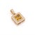 This radiant pendant features a warm, golden square-cut citrine at its center, admired for its sunny glow and vibrant...