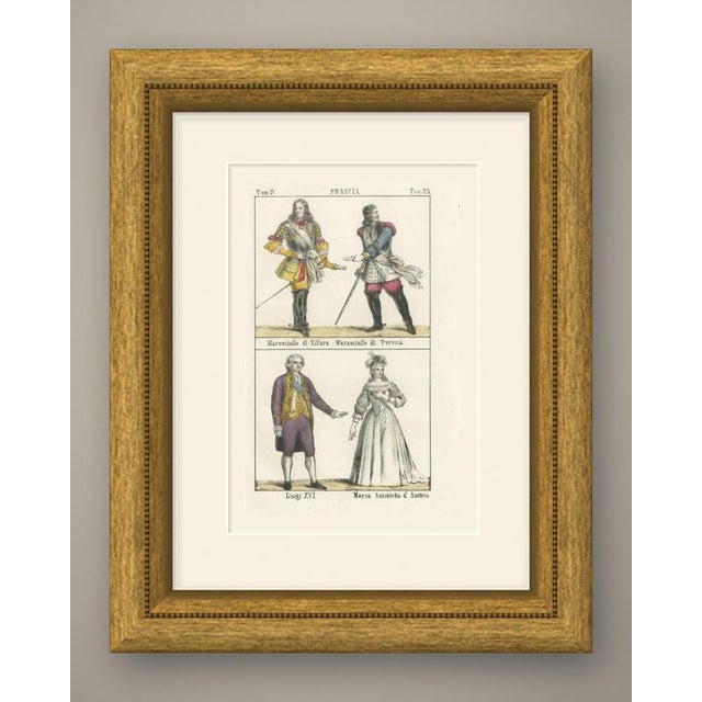 This is an original antique lithograph, hand colored, from the galleria universale di tutti i popoli del mondo (venice,...