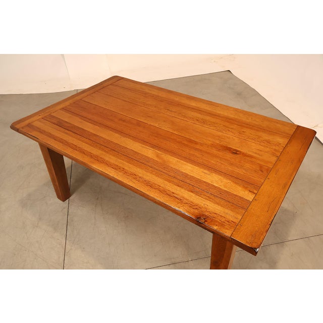 2000 - 2009 Broyhill Attic Heirlooms Farmhouse Extending Dining Table For Sale - Image 5 of 18