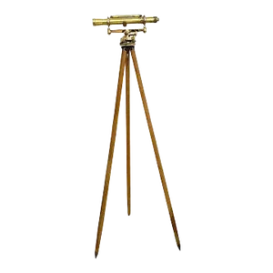Surveyer's Transit 1953 Keuffel & Esser on Outdoor Wood Tripod