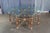 1970s Attributed to McGuire Mid Century Bohemian Modern Octagonal Bamboo Glass Dining Table 74" For Sale - Image 10 of 18