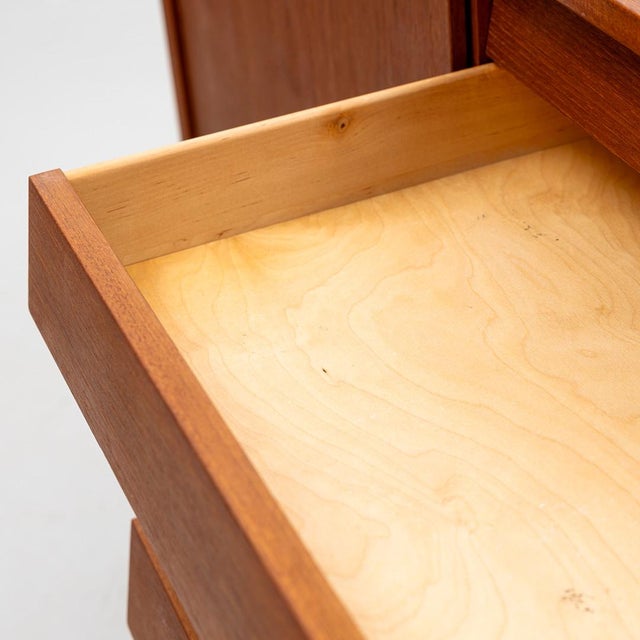 Trio Sideboard in Teak and Oak by by Nils Jonsson for Bra Bohag, Hugo Troeds, Sweden, 1960s For Sale - Image 12 of 13