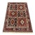 Yalameh Rug 3'4'' X 4'11'' Multicolor Wool Vintage Tribal Hand-Knotted Carpet For Sale