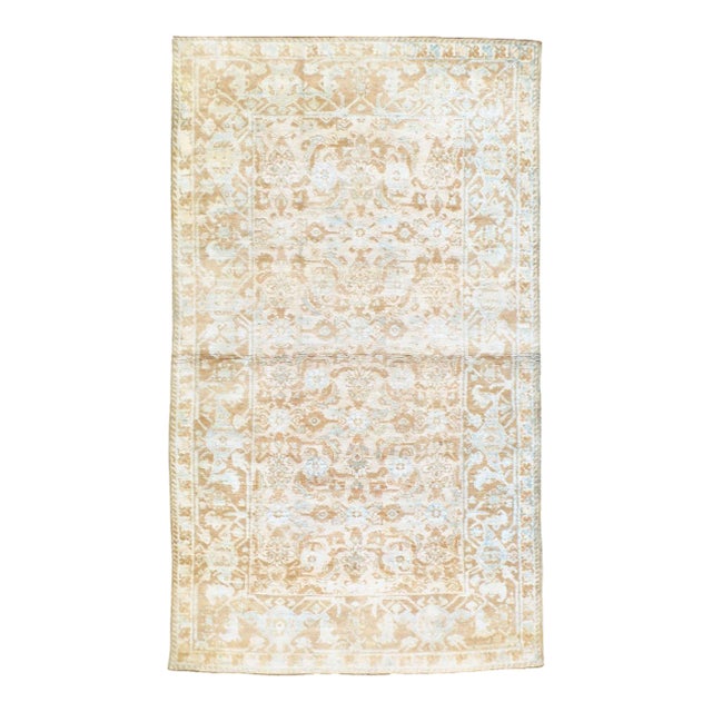 Galerie Shabab Collection Mid-20th Century Indian Cotton Agra Accent Rug For Sale