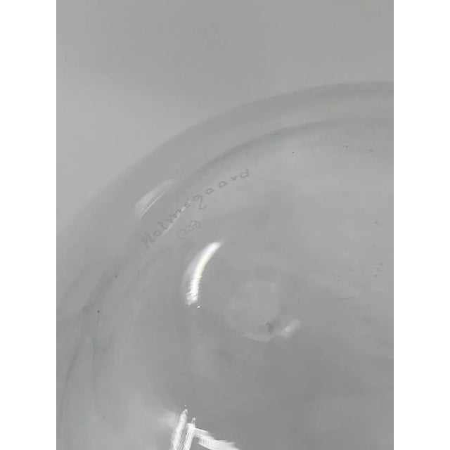 Glass Meteor Vase by Michael Bang for Holmegaard, Denmark, 1970s For Sale - Image 8 of 10