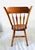 Brown 1970s Vintage Thumb-Back, Arrow-Head Spindle Solid Maple Chair For Sale - Image 8 of 9