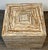Pair Italian Specimen Travertino Oniciato Cube Side Tables, Style of Romeo Rega For Sale - Image 10 of 18