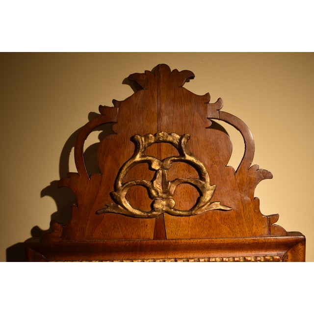 18th Century Rococo Influenced Looking Glass For Sale - Image 4 of 4